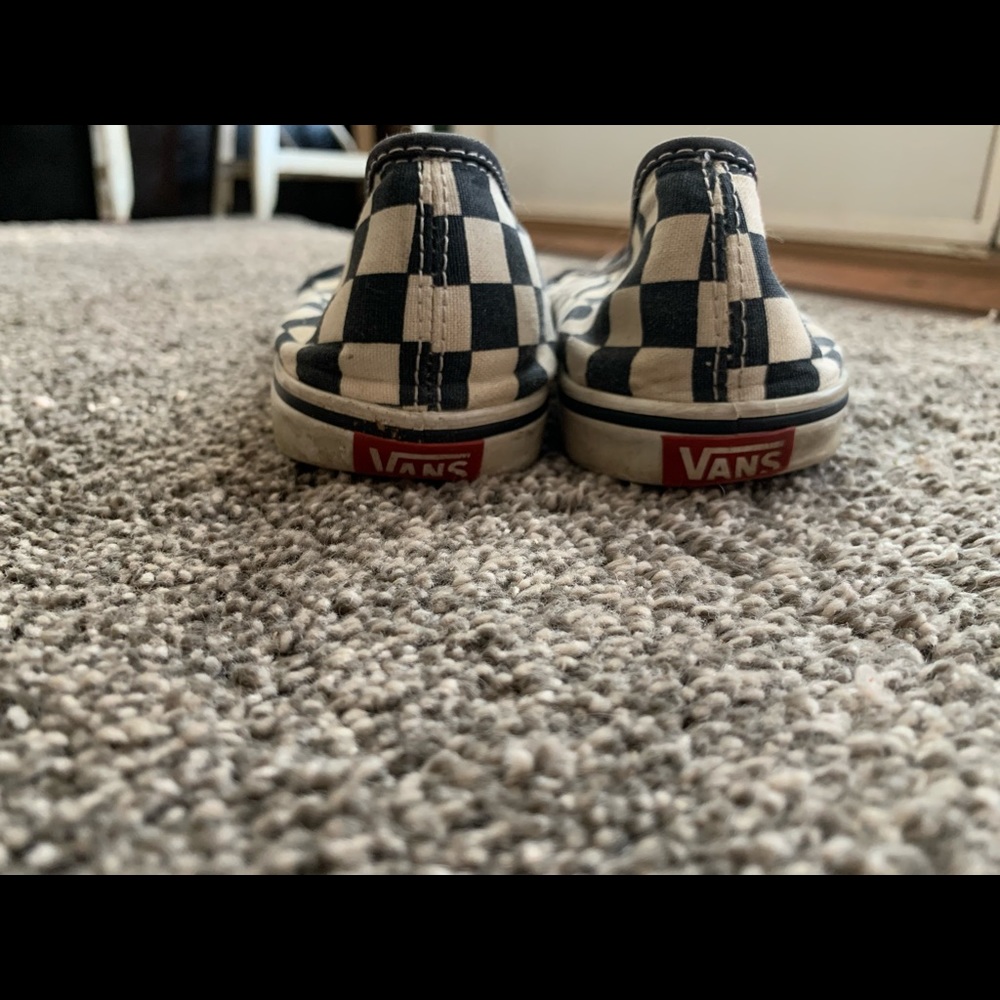 Vans, slide on! Black/white checkered